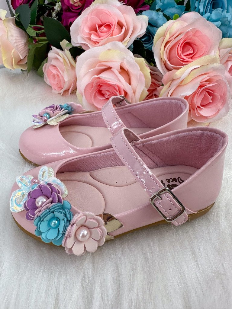 Sapatilha Doce Pe Juju Jardim Encantado Rosa