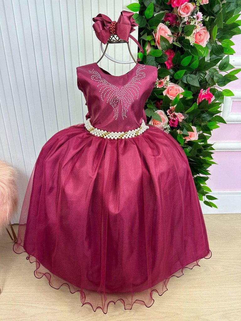 Vestido Marie Longo Larissa Marsala