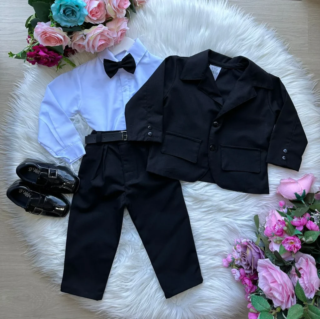 Conjunto Miss Cherry Social Terno- Blaizer Preto Gabriel