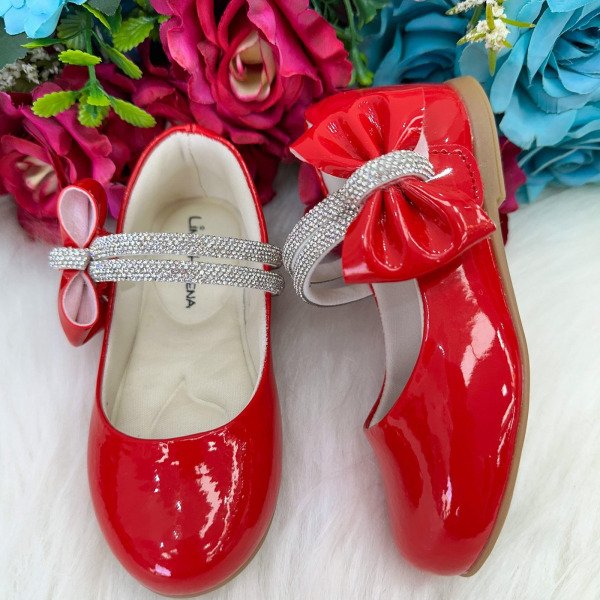 Sapatilha Flor Di MIla Maya Vermelha