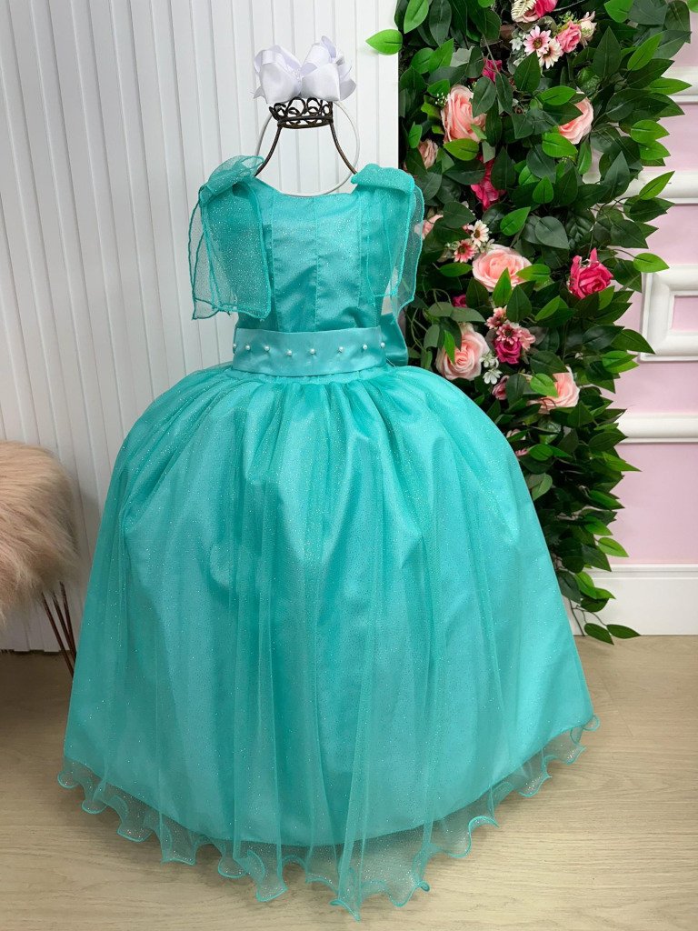 Vestido Marie Longo Mel Verde Tïffany