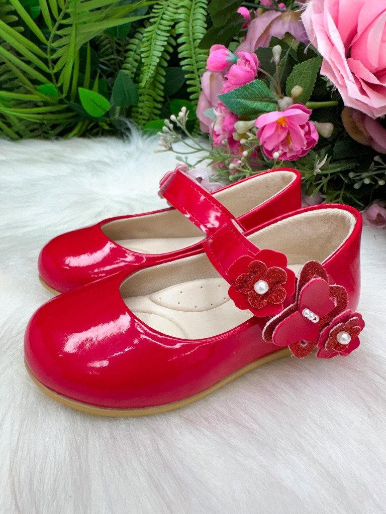 Sapatilha Doce Pe Lili Vermelha