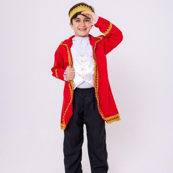 Fantasia Princesa Belli Principe Conde William Vermelho