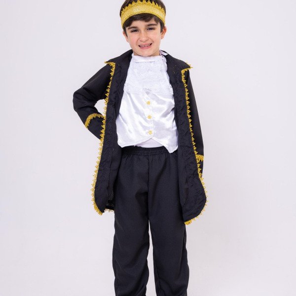 Fantasia Princesa Belli Principe Conde William Preto