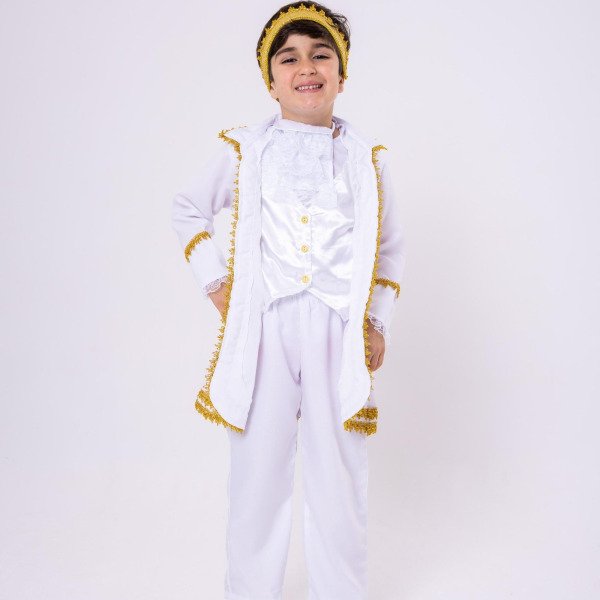 Fantasia Princesa Belli Principe Conde William Branco