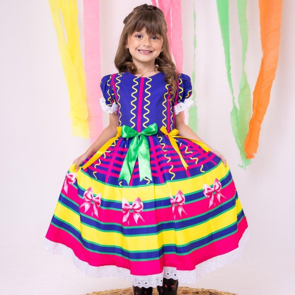 Vestido Marie Junino Luxo Arraiá da Farra