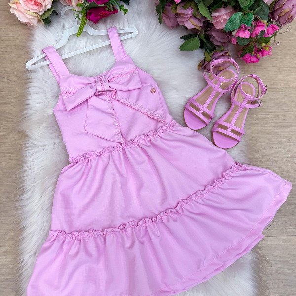 Vestido Blogueirinha Lola Rosa Bebe
