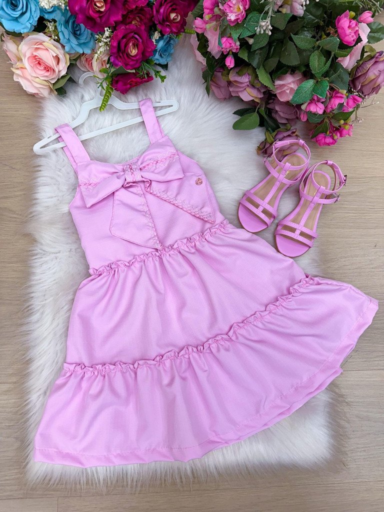 Vestido Blogueirinha Lola Rosa Bebe