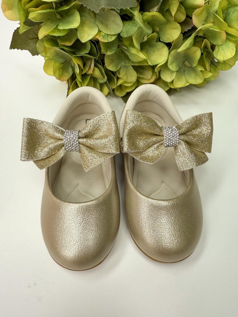 Sapatilha Flor Di Mila Penelope Dourada