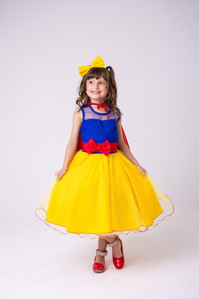 Fantasia Princesa Belli Branca de Neve Modelo 2
