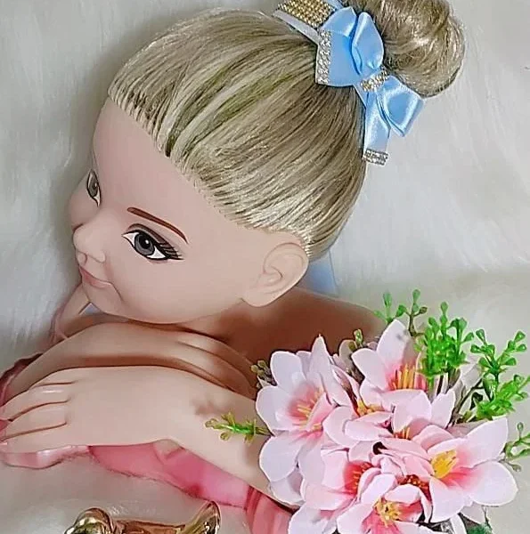 Porta Coque Belli Azul Bebe Laço Strass