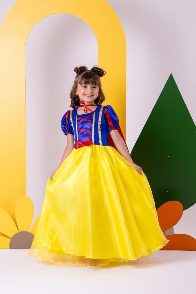 Fantasia Princesa Belli Branca de Neve
