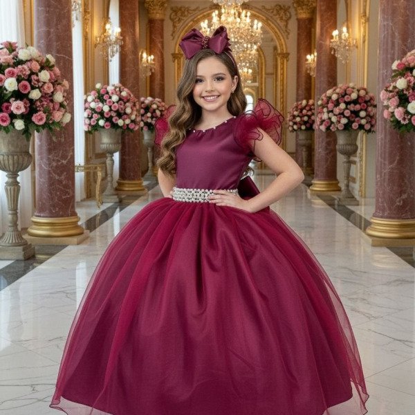 Vestido Marie Longo Amanda Marsala