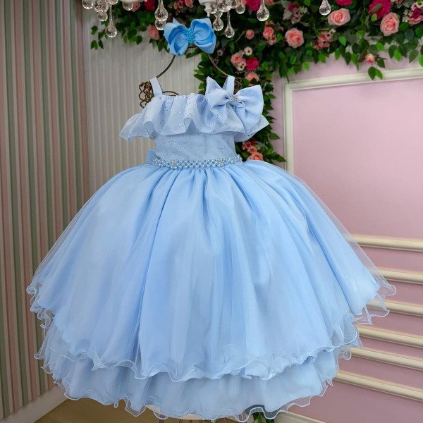 Vestido Bella Child Martina Azul