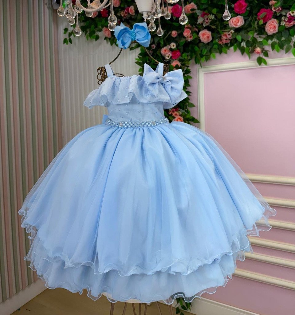 Vestido Bella Child Martina Azul