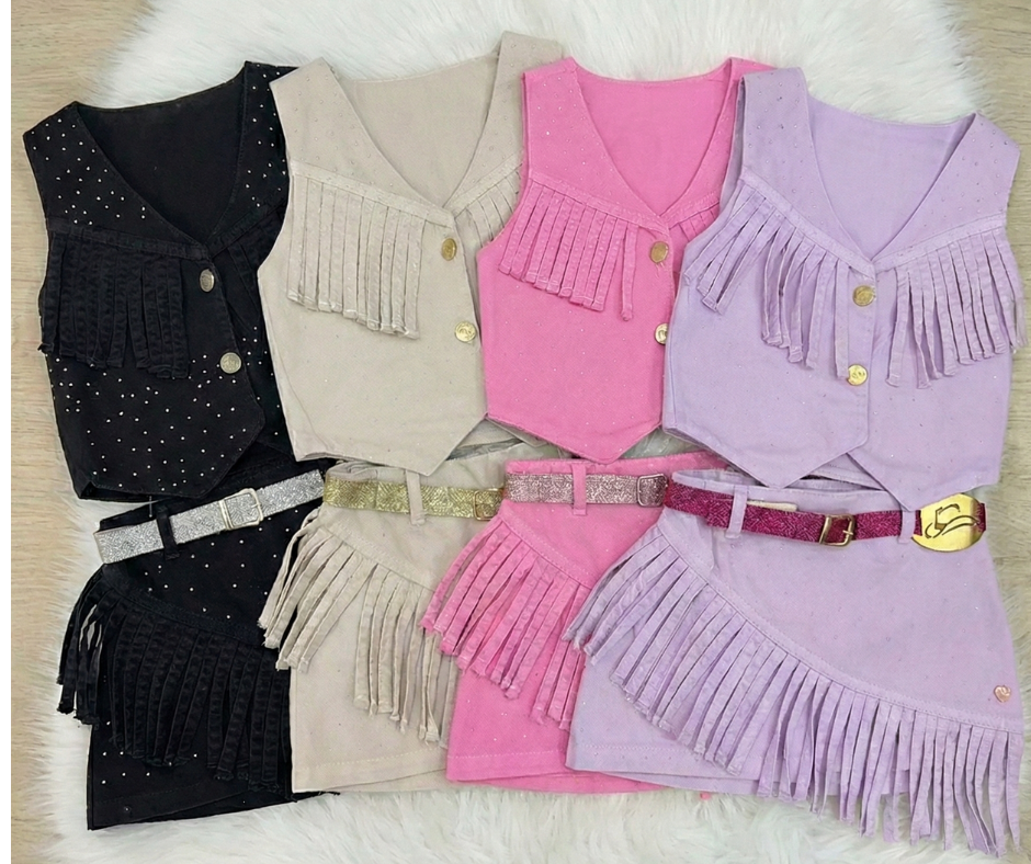 Conjunto Blogueirinha Boiadeira Maraisa