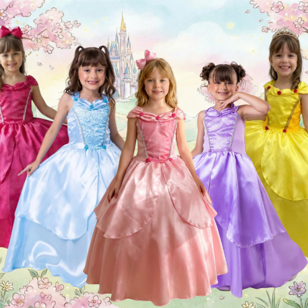 Fantasia Princesa Belli Princesas Regata + Saiote