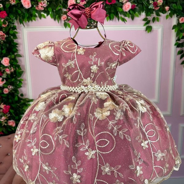 Vestido Marie Realeza Marsala