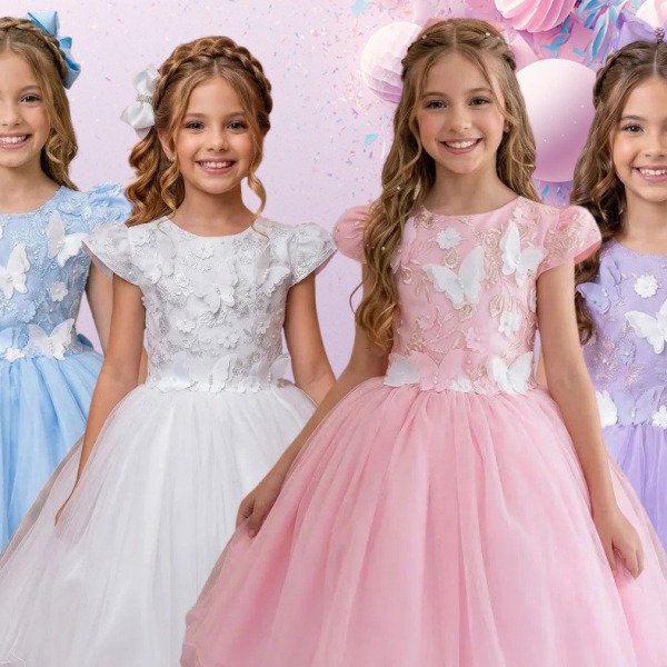 Vestido Marie Jardim Encantado Mel