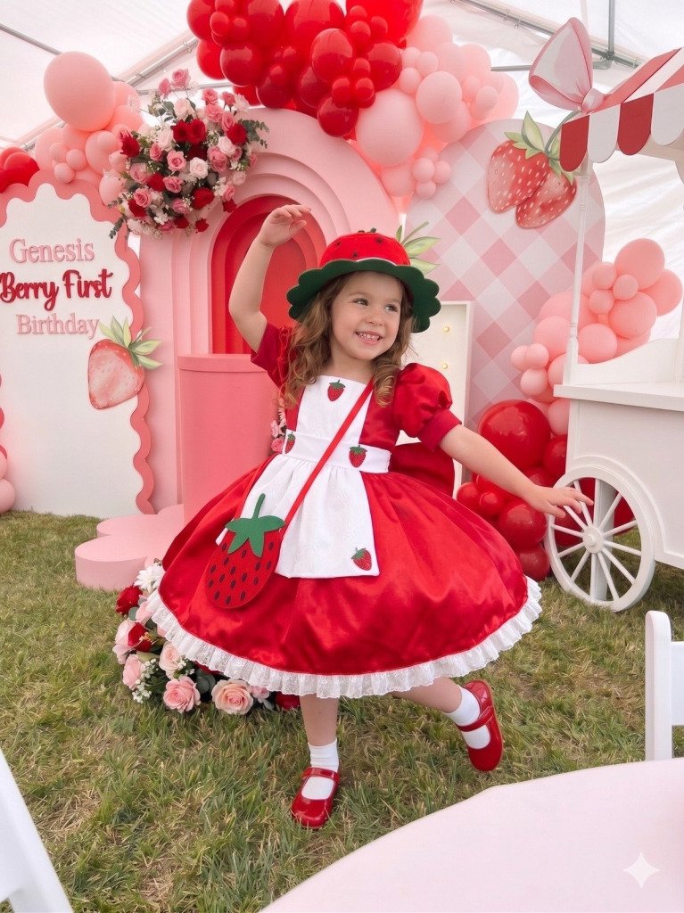 Fantasia Princesa Belli Moranguinho