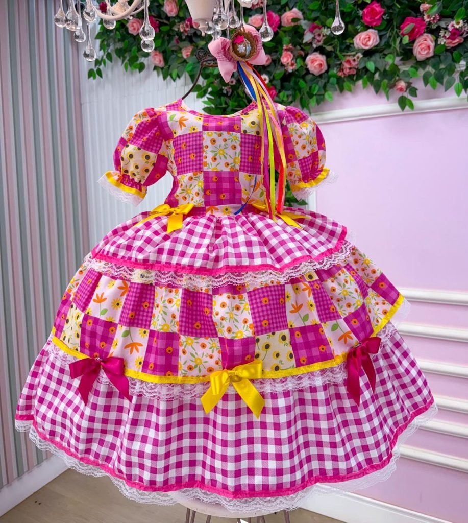 Vestido Junino Mimadine Luxo Milena